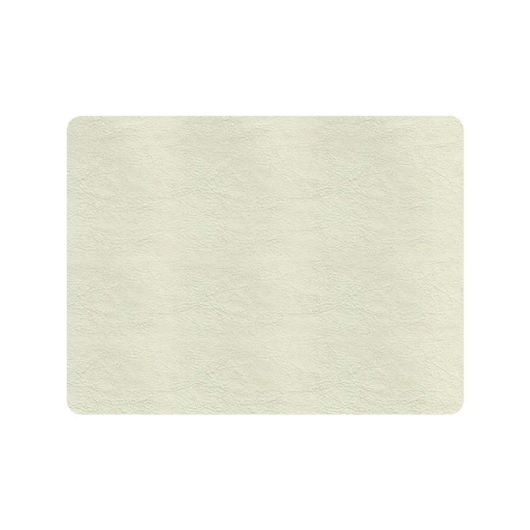 Davanti Frieling Mattola Placemats 80103 - Vinyl Placemat 17" x 13", Ecru, Anti‑Slip, Dishwasher Safe