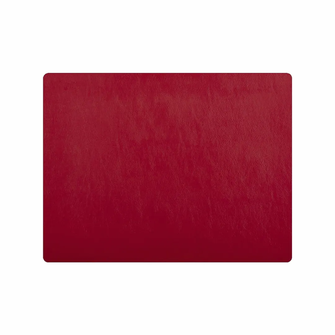 Davanti Frieling Mattola Placemats 80108 - Vinyl Placemat 17" x 13", Earth Red, Dishwasher Safe