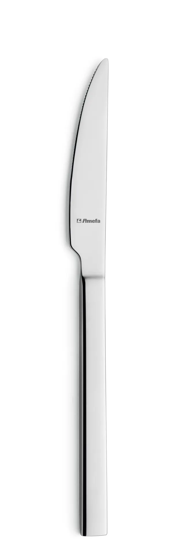 Amefa 802000B000360 Fruit Knife - 6-13/16" Mirror, 13/0 Stainless Steel, Cube Series, 1 Dozen
