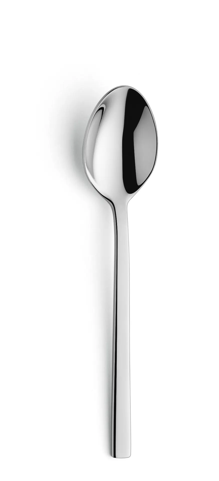 Amefa 802000B000380 Demitasse Spoon - 4"3/8" Mirror Finish 18/10 Stainless Steel Cube 1 Dozen
