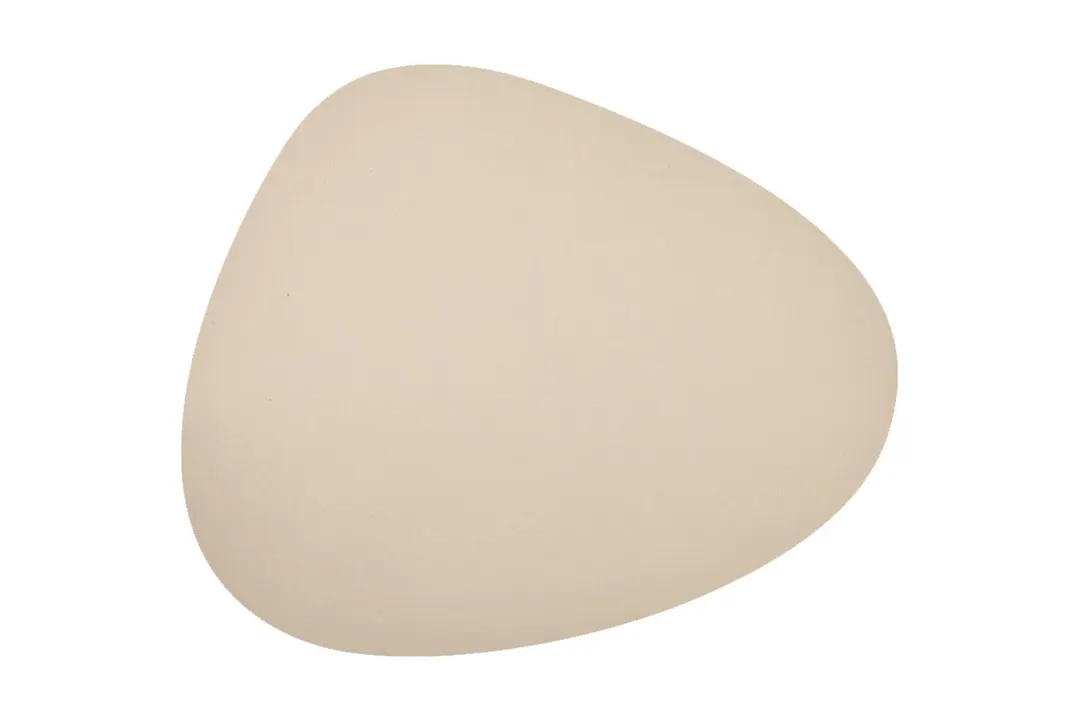 Davanti Mattola 80209 Placemats – Stone Vinyl, 18.5" x 15.3", Silk Gray, Antimicrobial, Anti‑Slip