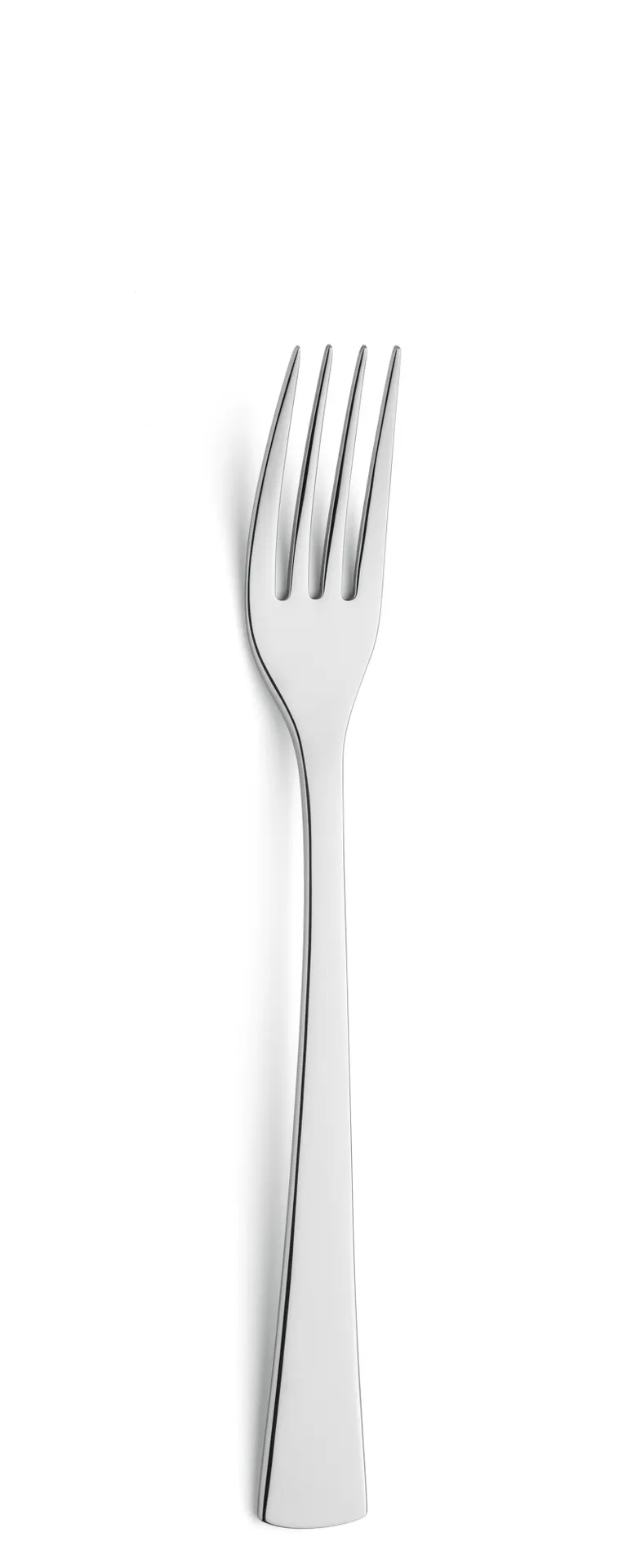 Amefa 803000B000320 Livia Dinner Fork, 8" Mirror Finish, 18/10 Stainless Steel, 0.11 lb - 1 Dozen