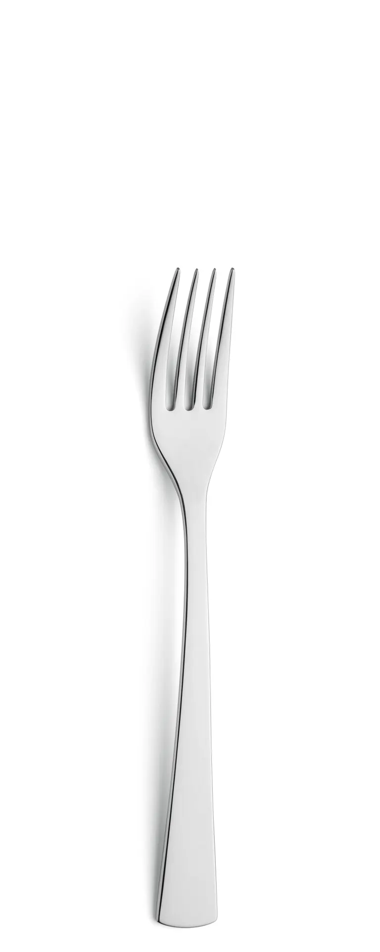 Amefa 803000B000340 Dessert Fork, 7"5" Mirror, 18/10 Stainless Steel Livia - 1 Dozen