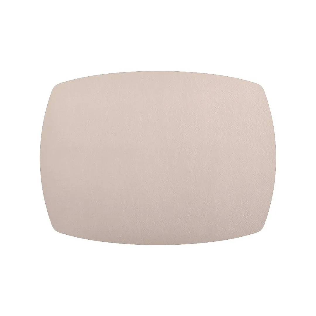 Davanti Frieling Mattola Placemats Model 80309 – Vinyl Placemat 14" x 18", Gray, Dishwasher Safe