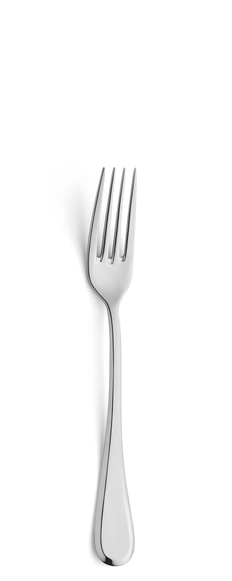 Amefa 805000B000340 Dessert Fork – 7" Mirror Finish, 18/10 Stainless Steel, Drift Collection, 1 Dozen