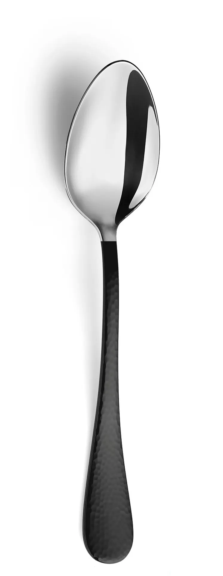 Amefa 8051LTB000325 Tablespoon Spoon - 8-1/8" Half PVD Black Finish, 18/10 Stainless Steel - 1 Dozen