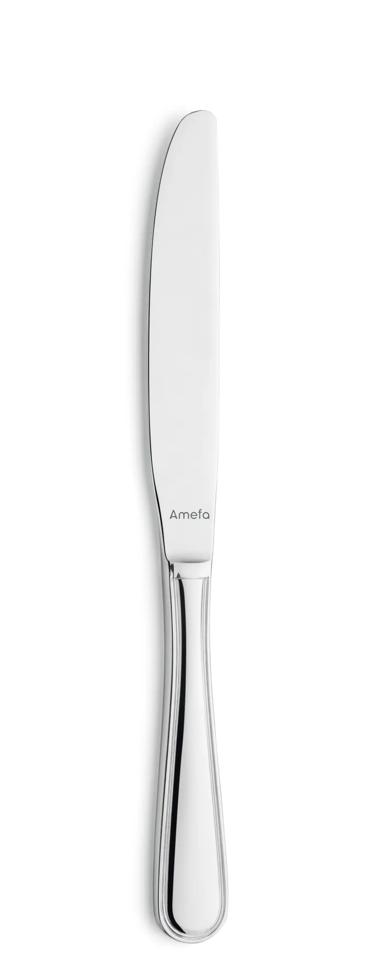 Amefa 843000B000605 Dinner Knife – 9-5/8" Mirror Finish, 13/0 Stainless Steel, lb - 1 Dozen