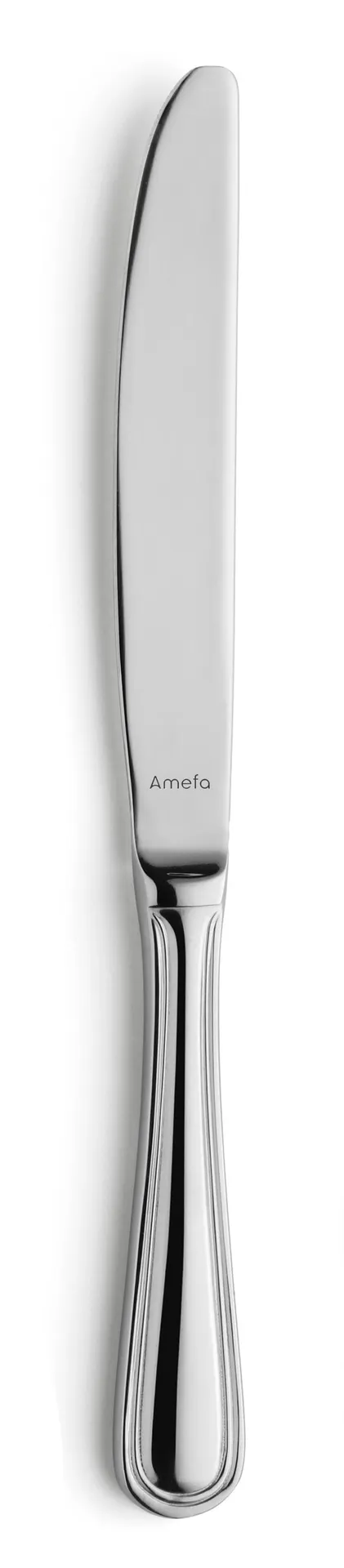 Amefa 843500B000305 Dinner Knife - 9½" Mirror Finish, 13/0 Stainless Steel, 0.19 lb Each - 1 Dozen