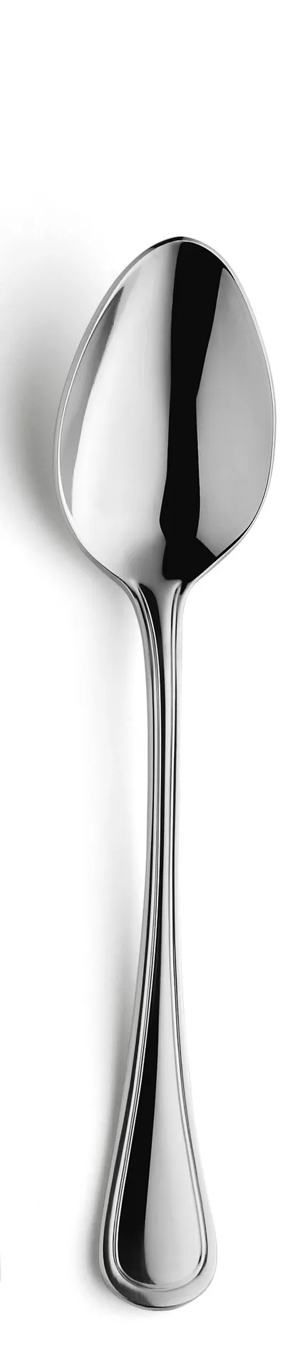 Amefa 843500B000325 - Dinner Spoon, 8"-1/16, Mirror Finish 18/0 Stainless Steel, 0.13 oz - 1 Dozen