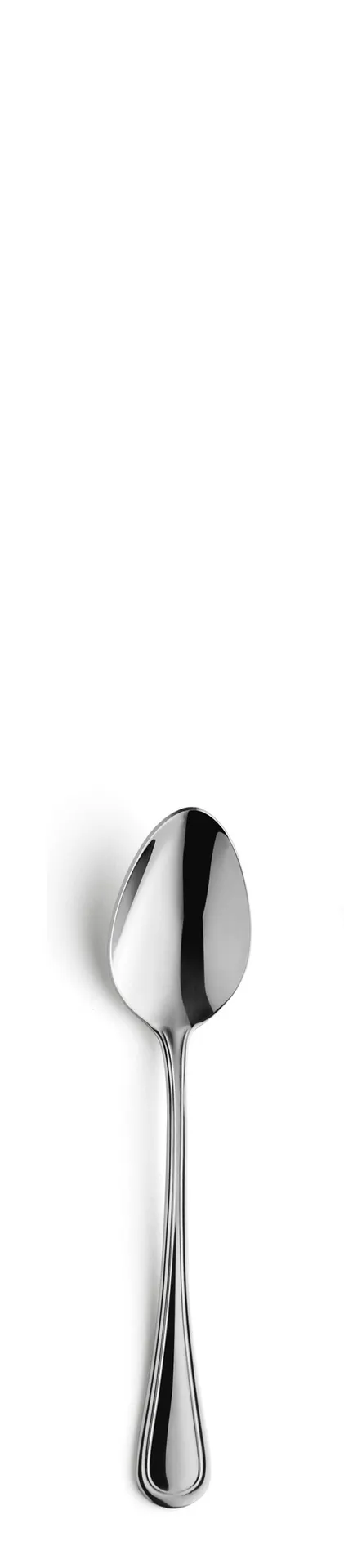 Amefa 843500B000380 Demitasse Spoon 4-15/16" Mirror Finish 18/0 Stainless Steel Rossini - 1 Dozen