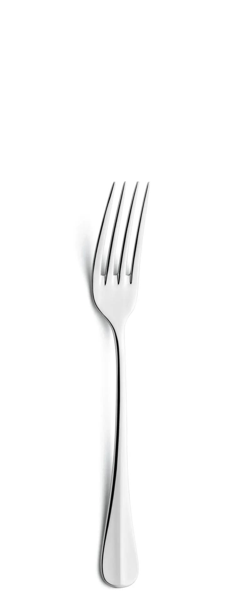 Amefa 844000B000340 Dessert Fork, 7-5/16" Finish, 18/10 Stainless Steel, Baguette Style - 1 Dozen