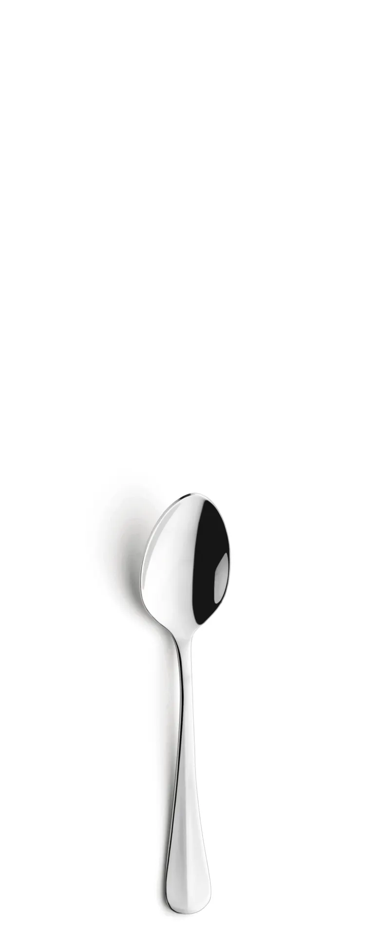 Amefa 844000B000380 - Demitasse Spoon, 4-7/16" Mirror Finish, 18/10 Stainless Steel, Baguette XL, 1 Dozen