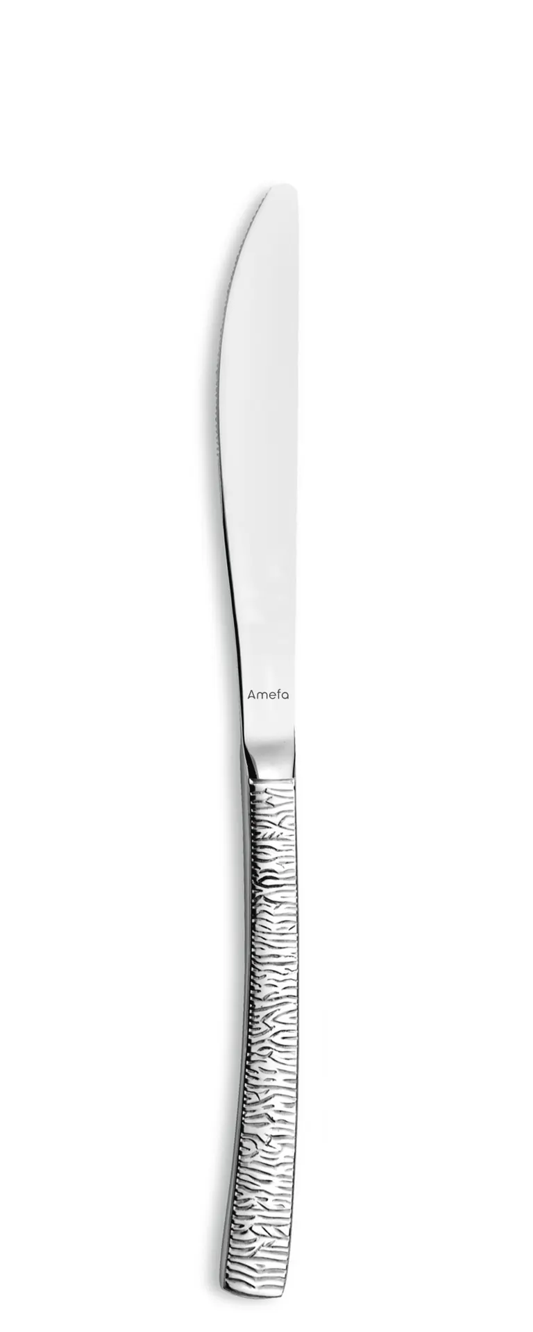Amefa 903629B000305 Dinner Knife - 9¼" 18/0 Stainless Steel Handle, Jungle Engraved Finish - 1 Dozen