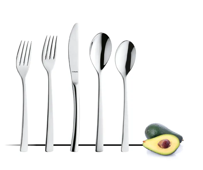 Amefa 906500B000305 Aurora Dinner Knife, 8-3/4" Finish, 18/10 Stainless Steel, 0.20 lb - 1 Dozen