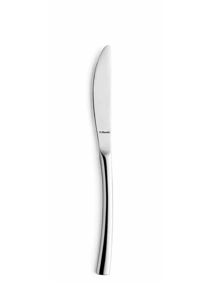 Amefa 906500B000305 Aurora Dinner Knife, 8-3/4" Finish, 18/10 Stainless Steel, 0.20 lb - 1 Dozen