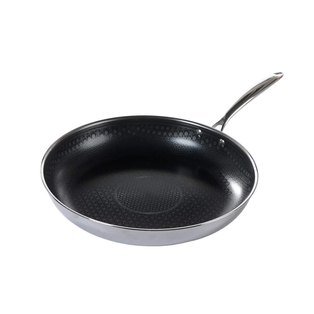 Black Cube BCC2120 CeramicQR Fry Pan, 8" Dia, Coated Ceramic, Dishwasher‑Safe - 1/Each