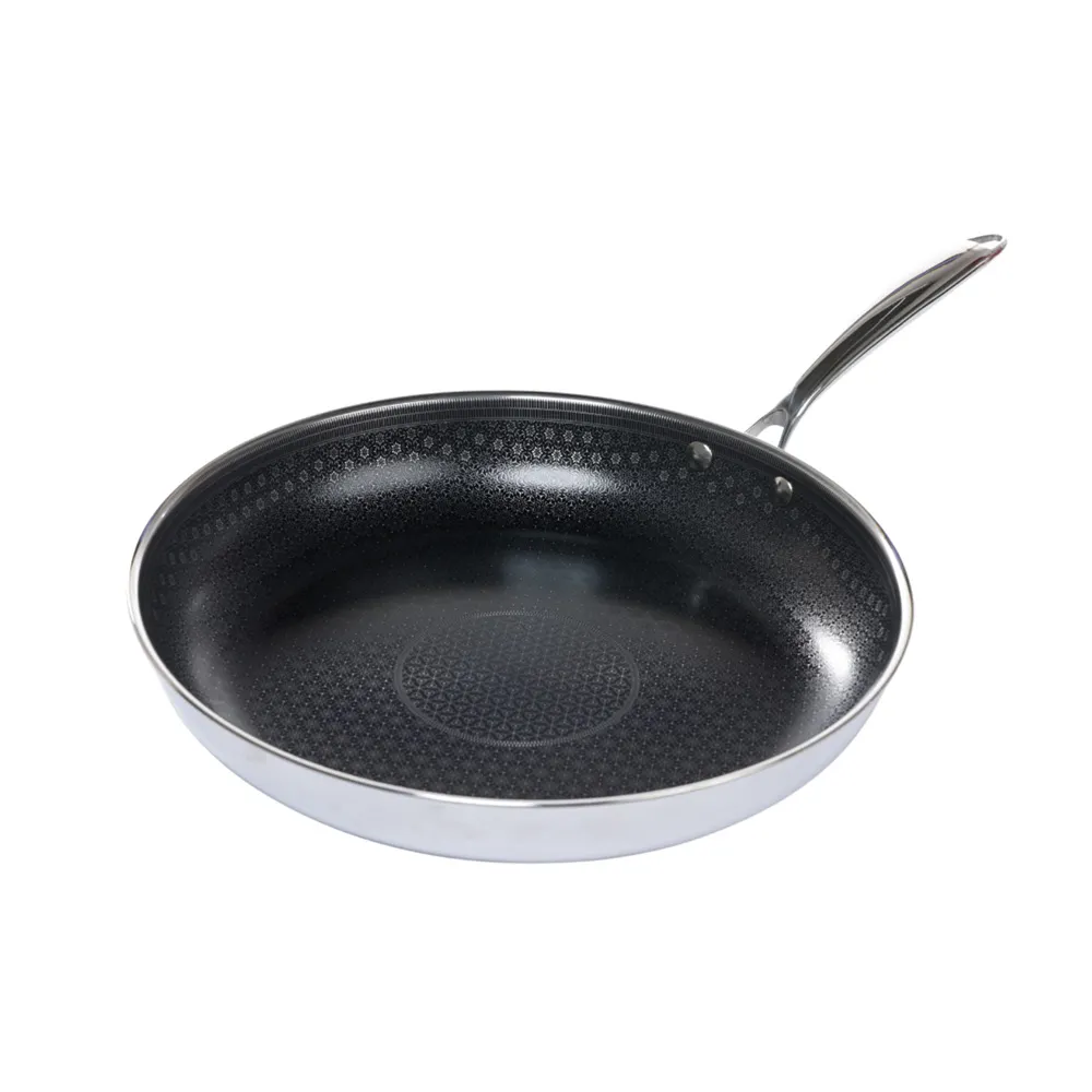 Black Cube BCC2124 CeramicQR Fry Pan, 9.5" Dia, 18.11" W x 9.44" D, Steel Coated, No Cover