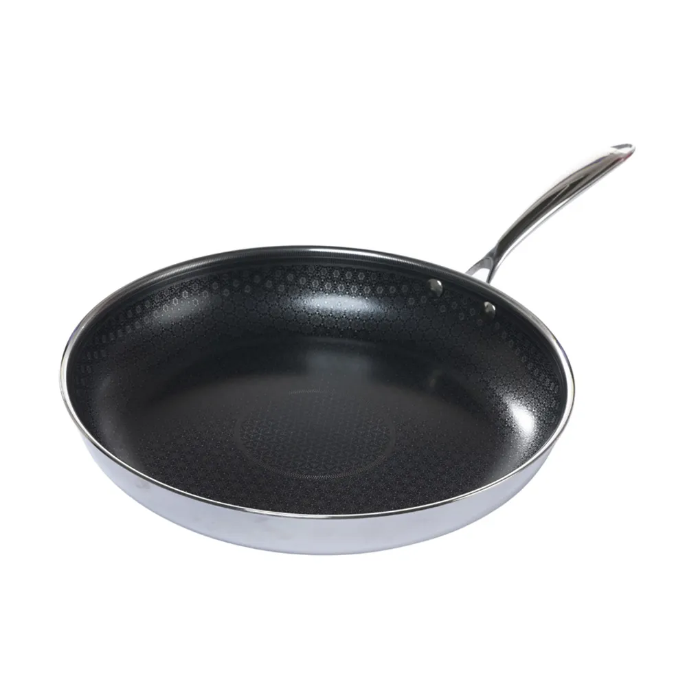Black Cube BCC2132 CeramicQR Fry Pan, 12.5" Diameter, Stainless Steel, Induction Ready, Coated