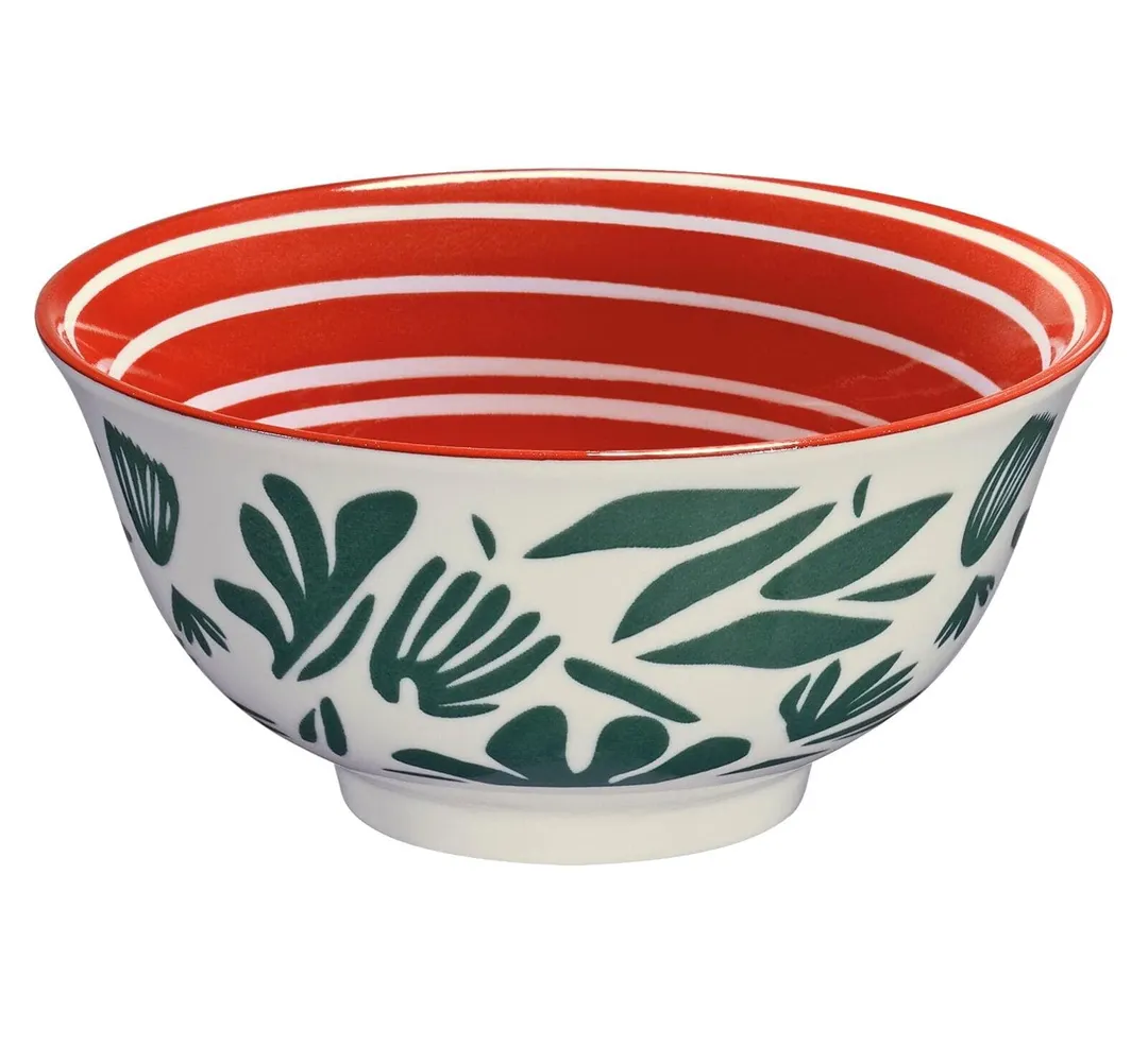 Cilio C107661-6 Round Porcelain Bowl, 6" Diameter, 17 Oz Capacity, White, Case Pack
