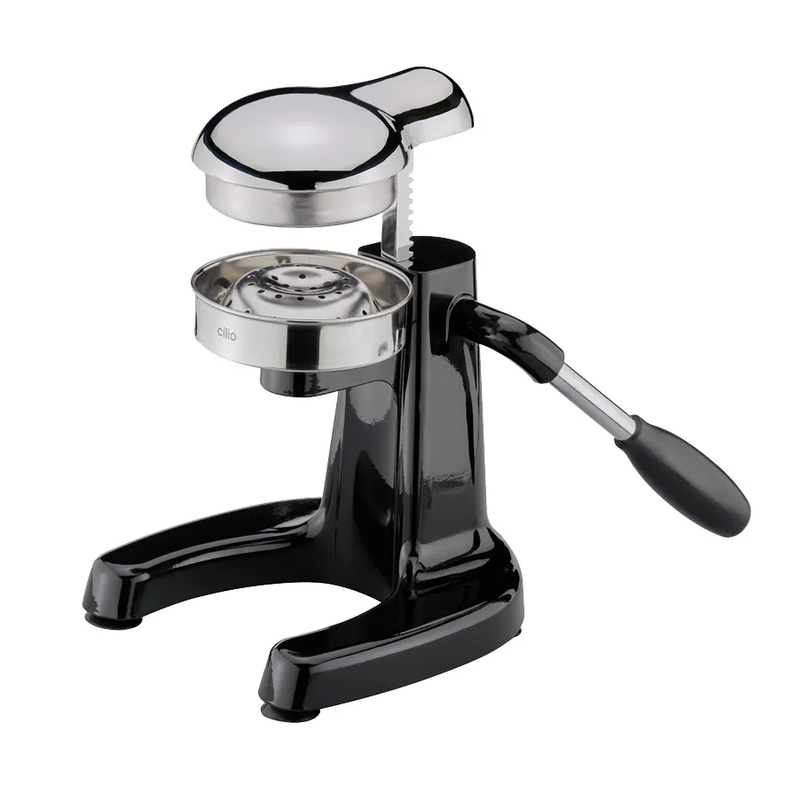 Cilio C309829 Positano Citrus Press, 9"x9"x9.8" Black Smallwares Pasta Mold for Food Preparation