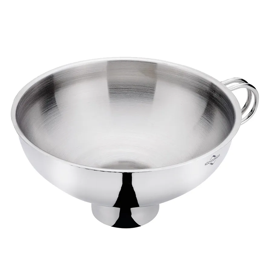 Kuechenprofi K0920182800 Wide Mouth Canning Funnel, 5.5"W x 5.5"D x 2.25"H, Stainless Steel
