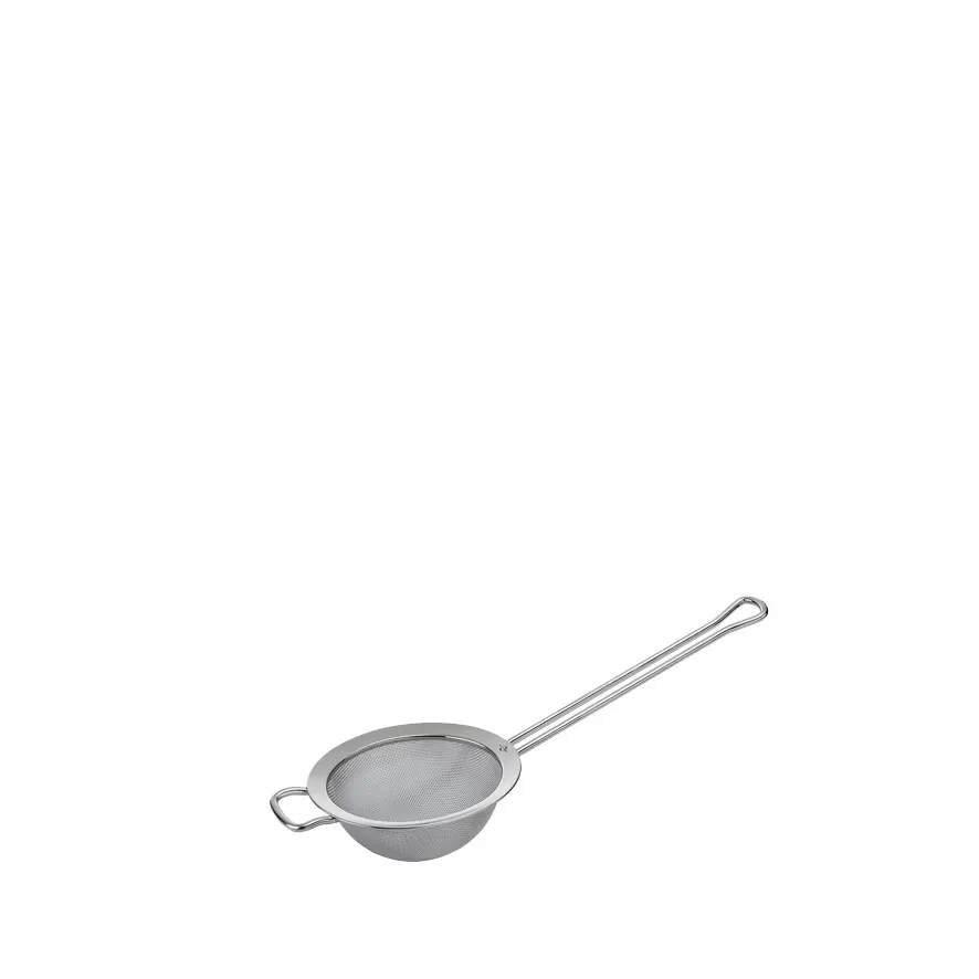 Kuechenprofi K1109902812 Mesh Strainer, 5" Dia, 4.75"W x 12"D x 2"H, Steel, Dishwasher Safe