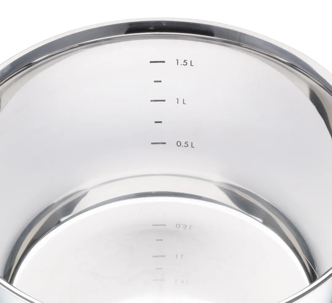 Kuechenprofi K2370502818 Sauce Pan, 1.5‑Quart 7" Dia, Induction‑Ready, Handle, 18/8 Stainless Steel