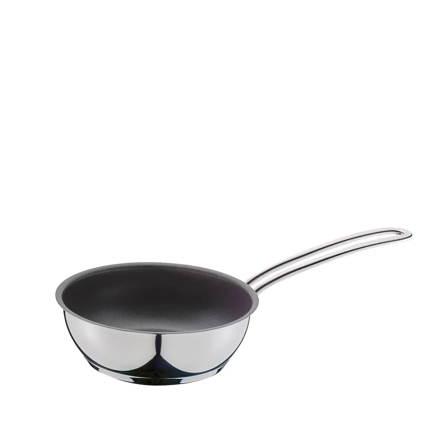 Kuechenprofi K2370902814 Fry Pan 11.8" W x 6" D x 2.55" H 5.5" Dia 7 oz 18/8 Steel Non‑Stick Lid