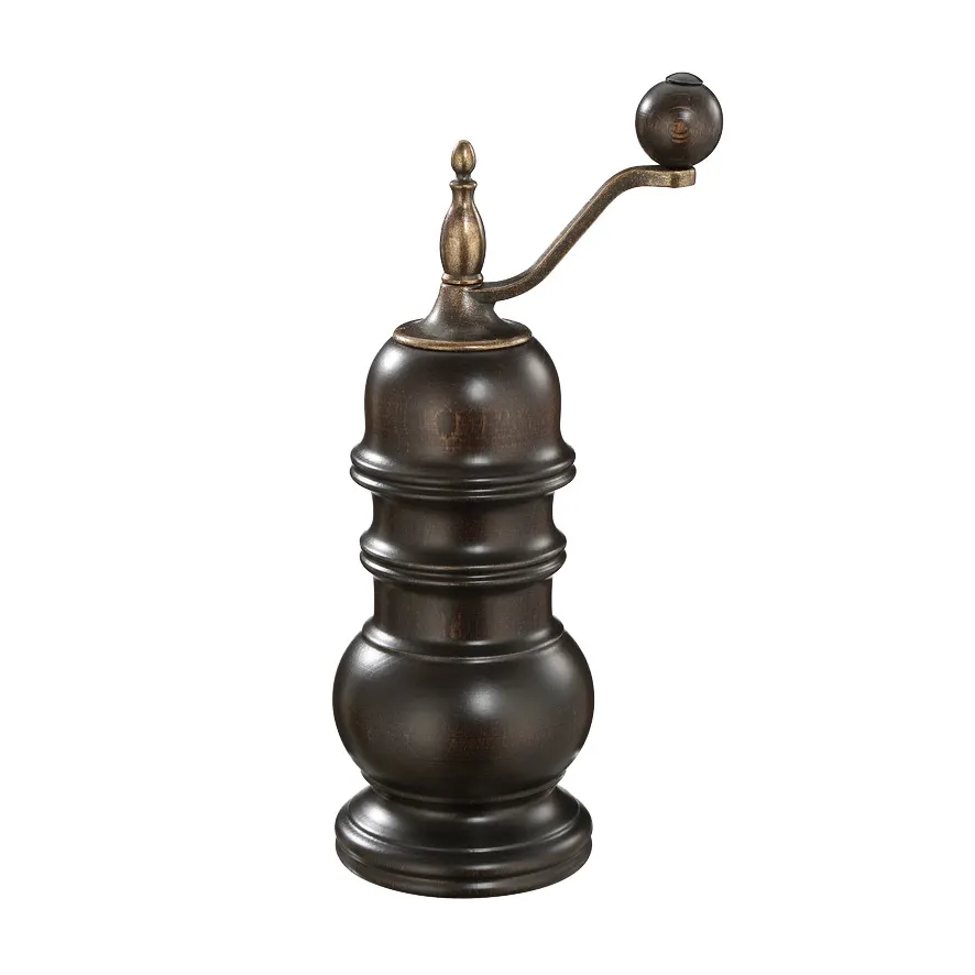 Zassenhaus M021202 Pepper Mill, 2.5" Dia, 2" W x 2" D x 7.5" H, Dark Stained Beechwood Wood