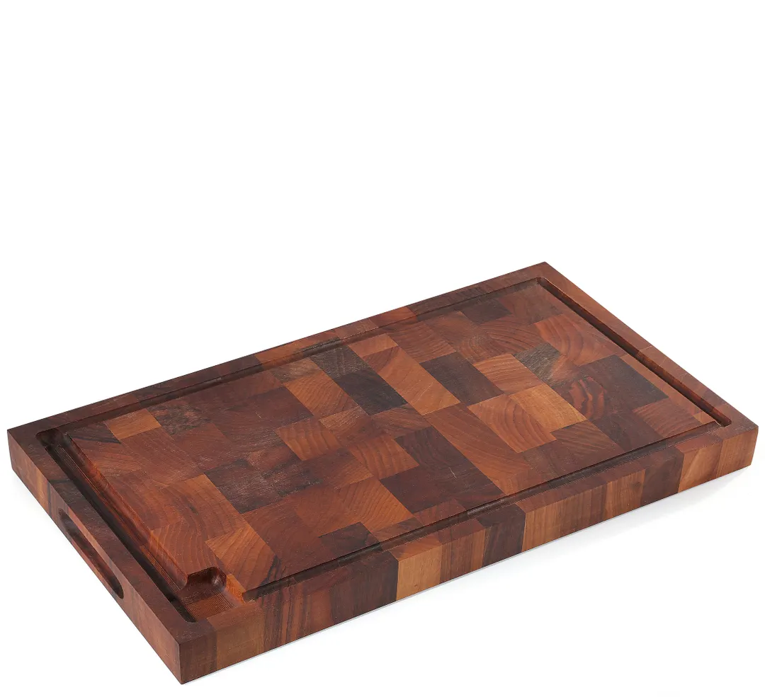 Zassenhaus M057317 - Walnut Butcher Block Cutting Board, Rectangular 21" x 12" x 1.6", 1.6" Thick