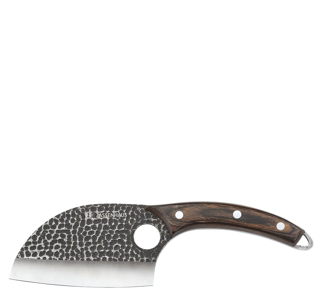 Zassenhaus M070958 Chef Knife, 9.8" Stainless Steel Blade, Pakka Wood Handle, Sheath with Loop