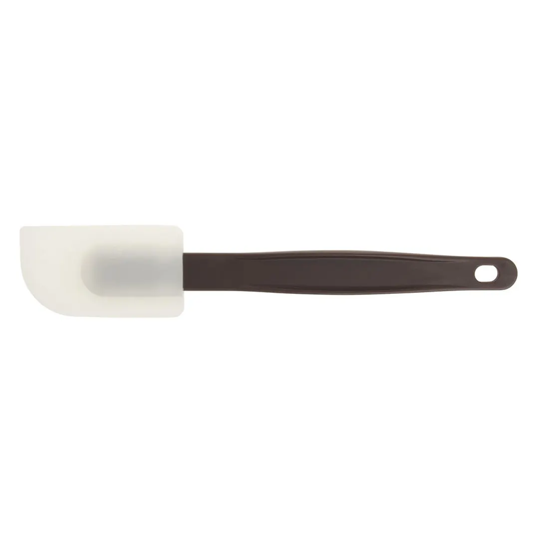 Hubert 12407 - Hi-Temp Spatula, 15" Brown Nylon Handle, 2‑3/4" Silicone Head, Heat‑Resistant 500°F