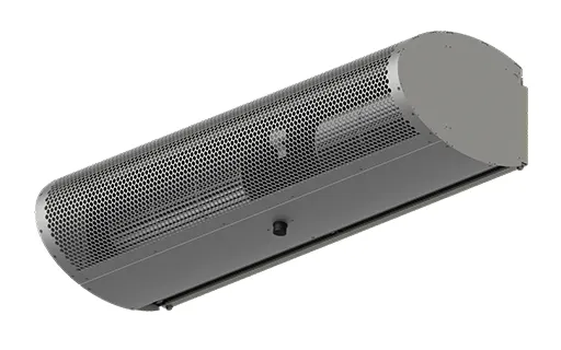 Mars Air Systems QP8120-2UD-AL Air Curtain, 120"-131" Cabinet, 1/6 HP Motors, 208-230V 60Hz 24V Control