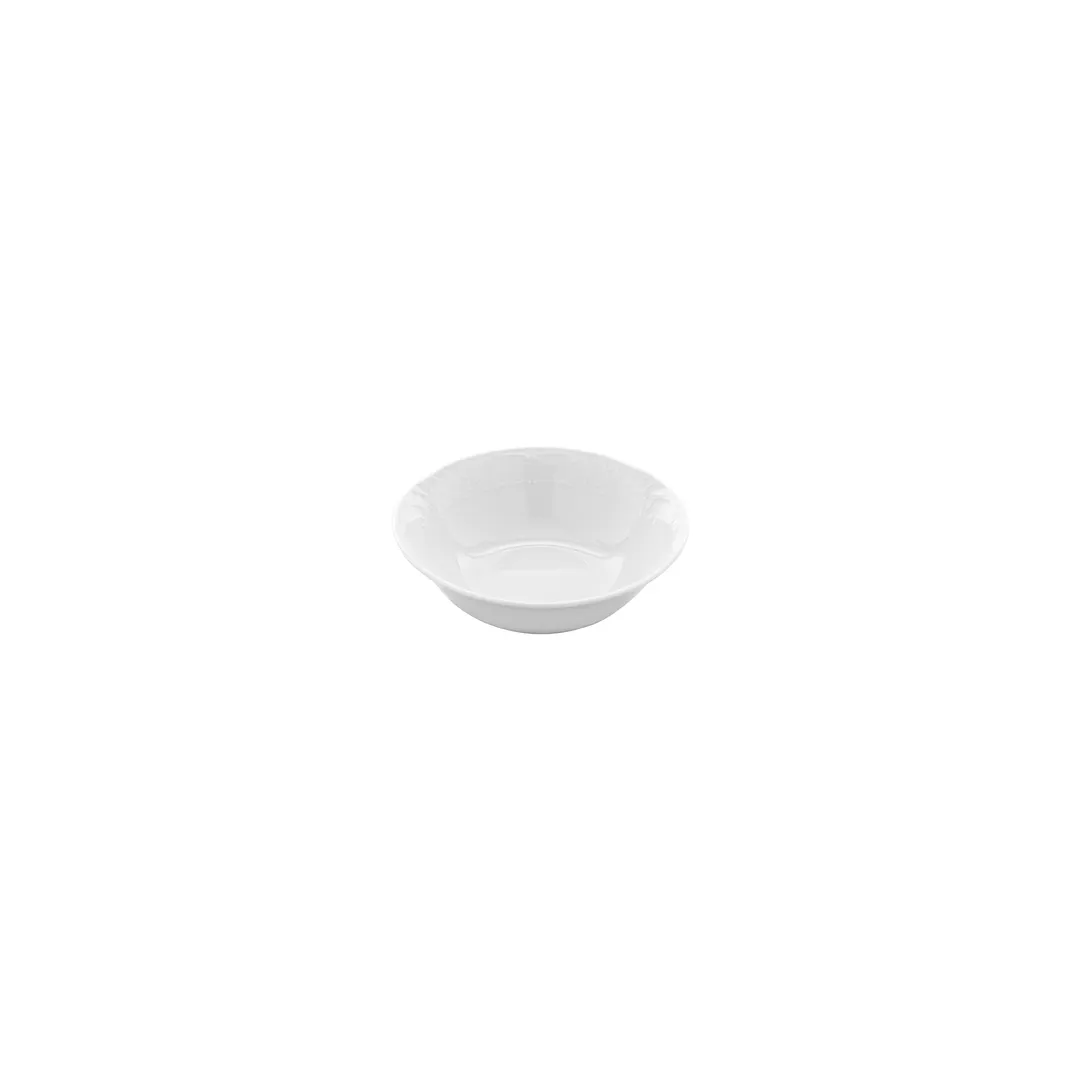 Turgla FLO14KK00 - 5.5" Diameter x 1.75" Height 10 oz Round White Porcelain Bowl for General Usage