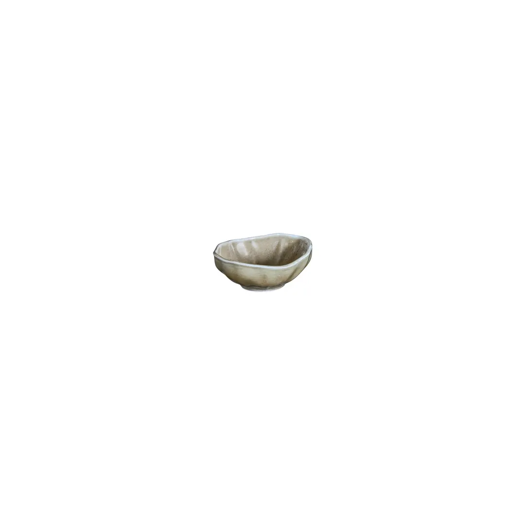 Turgla T-AFRMOS10KS-12 Mosa Round China Bowl, 4" Dia x 3.5" H, 4 Oz, Green Porcelain - 1/Each