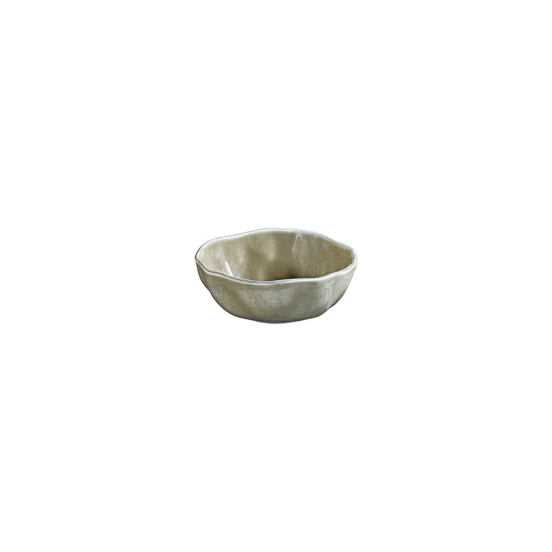 Turgla T-AFRMOS16KS-12 Mosa Bowl, 6.25" Dia., 20 oz Organic Green Porcelain, Vitrified Finish