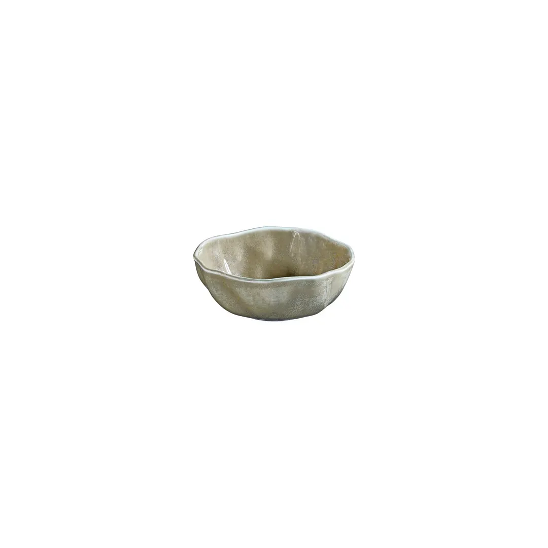 Turgla T-AFRMOS16KS-12 Mosa Bowl, 6.25" Dia., 20 oz Organic Green Porcelain, Vitrified Finish