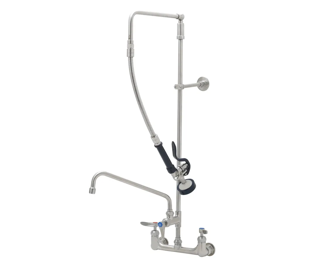 T&S Brass S-0131-A12-CR-B Wall / Splash Mount Faucet