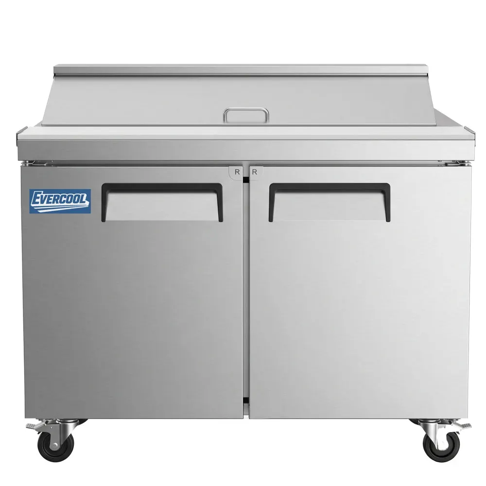 Evercool ESP48 Mega Top Sandwich / Salad Unit Refrigerated Counter