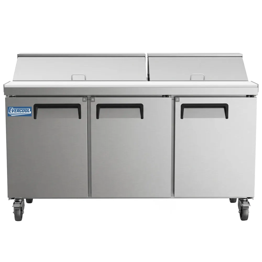 Evercool ESP72 Mega Top Sandwich / Salad Unit Refrigerated Counter