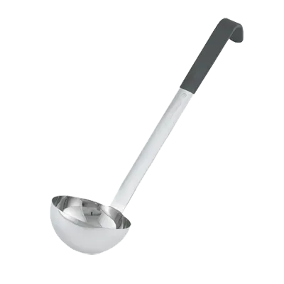 Vollrath 4980820 8‑Oz Ladle, 12‑5/8" Black Kool‑Touch™ Handle, 18/8 Stainless Steel Bowl, Warranty