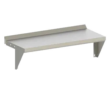 Vulcan PLTRAIL-VTEC60 Plate Shelf, Plate Rail, 60" Wide x 10" Deep, Stainless Steel Construction