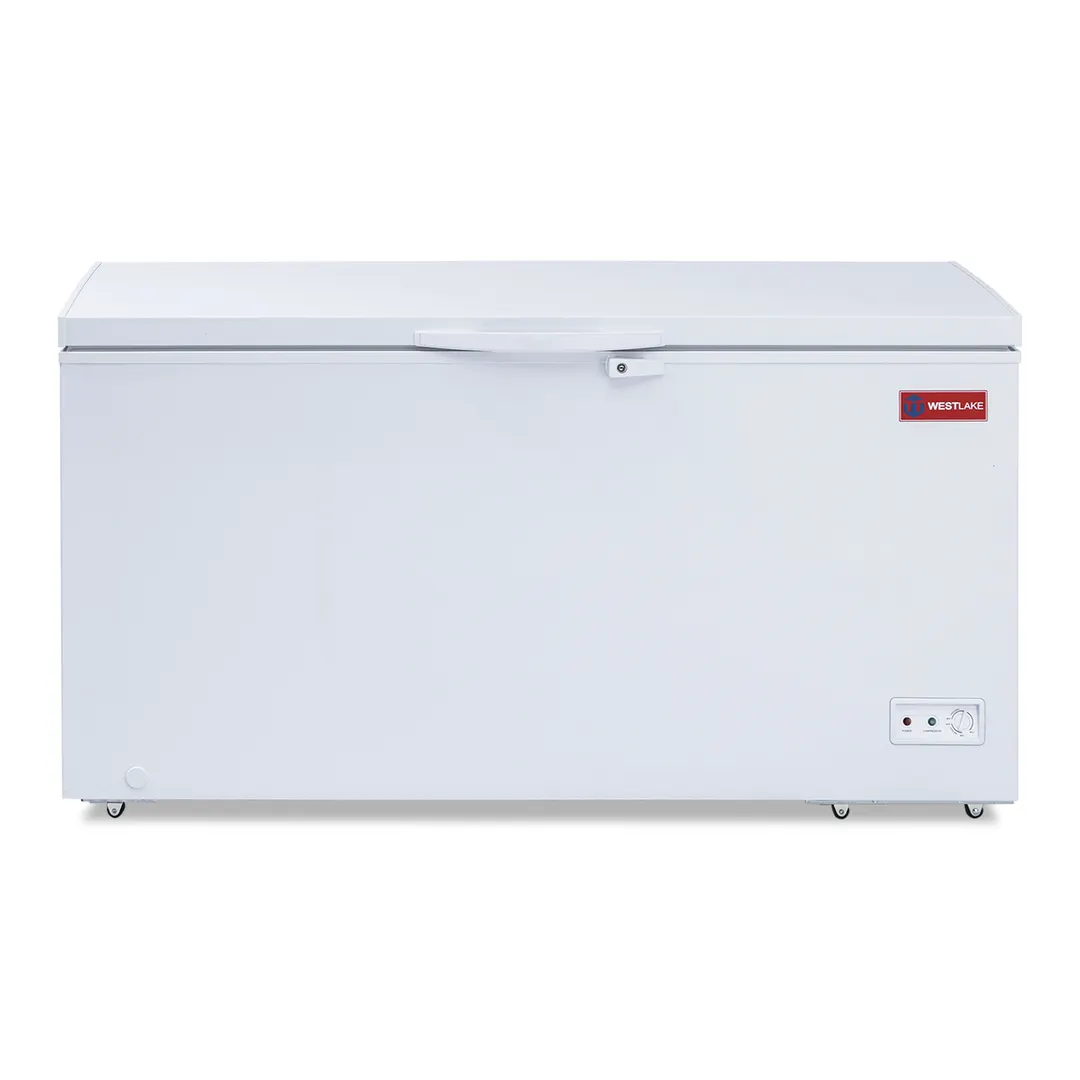 Westlake WK-BD505 Chest Freezer, 17.2 cu ft, 65.1" W, White Door, Aluminum, R290, 115V