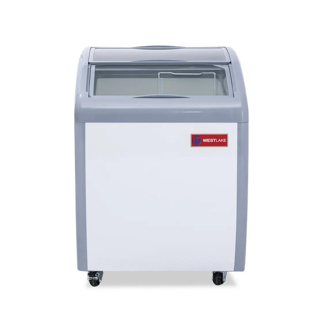 Westlake WK‑SD150JY Ice Cream Display Freezer, 26" Wide, Steel, R290, 230W 115V, Glass Lock Door