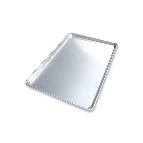 Chicago Metallic Bakeware 080X - Bun & Sheet Pan, 17‑7/8" x 25‑13/16" x 1", 18‑Gauge Aluminum, Solid