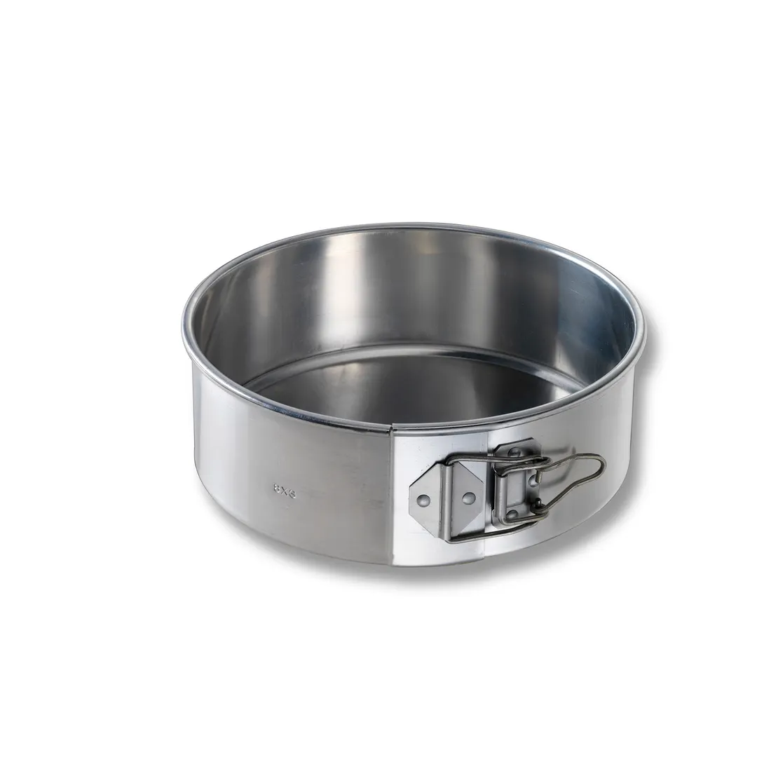 Chicago Metallic 40408 Springform Pan, 8" Dia x 2-3/4" Deep, 83.5 oz Aluminum Alloy, Made in USA