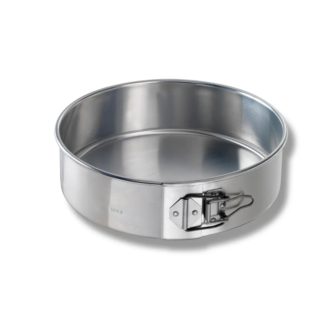 Chicago Metallic 40410 Springform Pan, 9-7/8" Dia x 2-3/4" Deep, 130.5 oz, Removable Bottom, USA