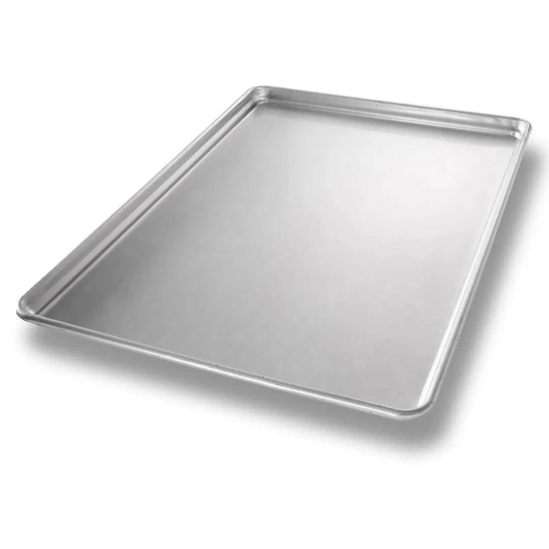 Chicago Metallic 40808 - Bun/Sheet Pan, 17‑7/8" x 25‑13/16" x 1", 18‑Ga Aluminum, AMERICOAT® Glaze