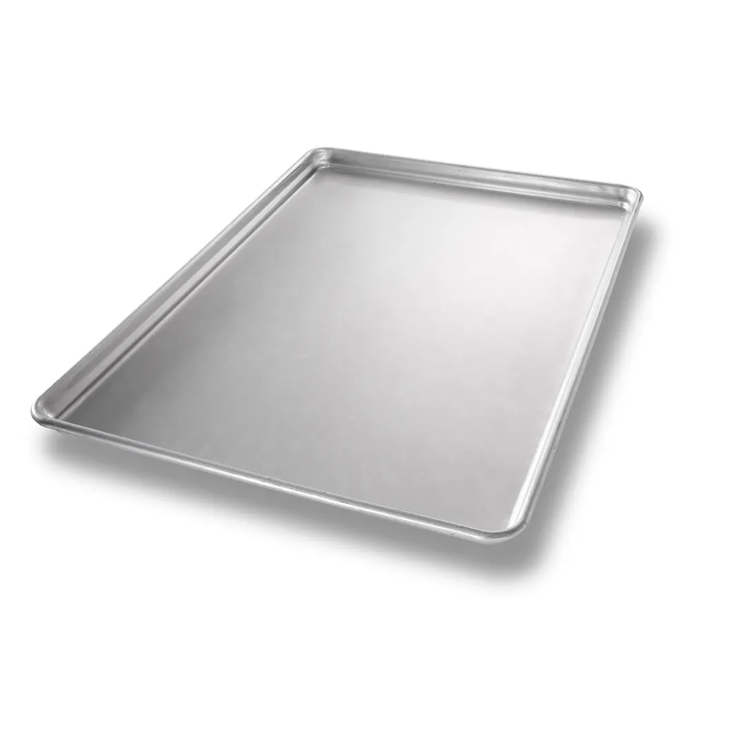 Chicago Metallic Bakeware 40868 - Stayflat® Sheet Pan 17"‑7/8 x 25"‑13/16 x 1", Aluminum, AMERICOAT® ePlus Glaze,
