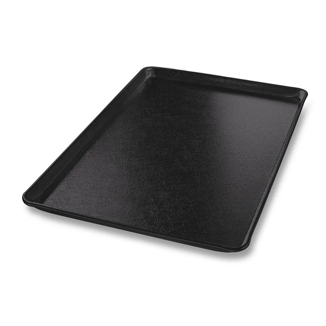 Chicago Metallic Bakeware 40916 - Tray 17"‑13/16" x 25"‑13/16" x 1‑3/32", 16‑Gauge Aluminum, Black